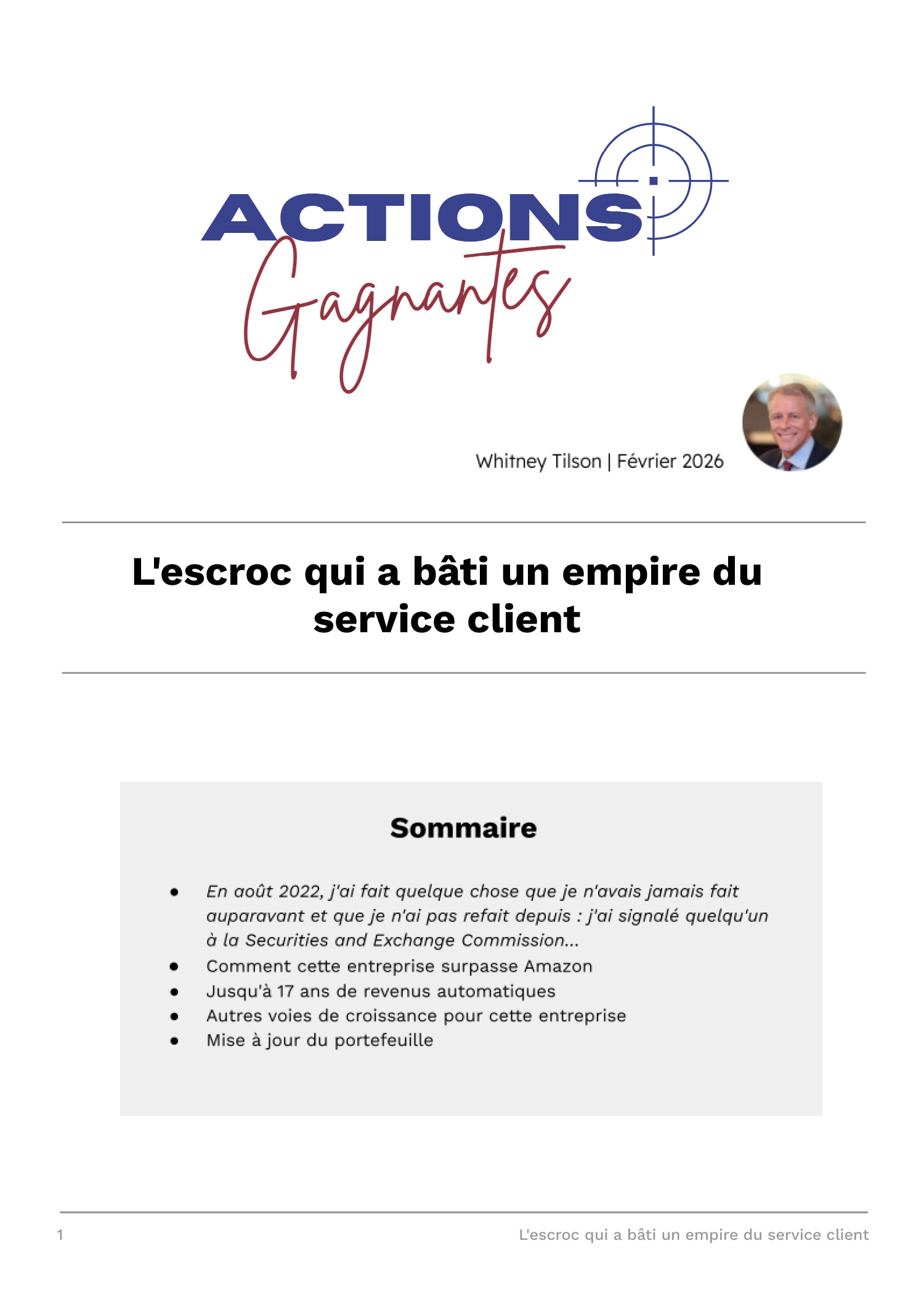 L’escroc qui a bâti un empire du service client